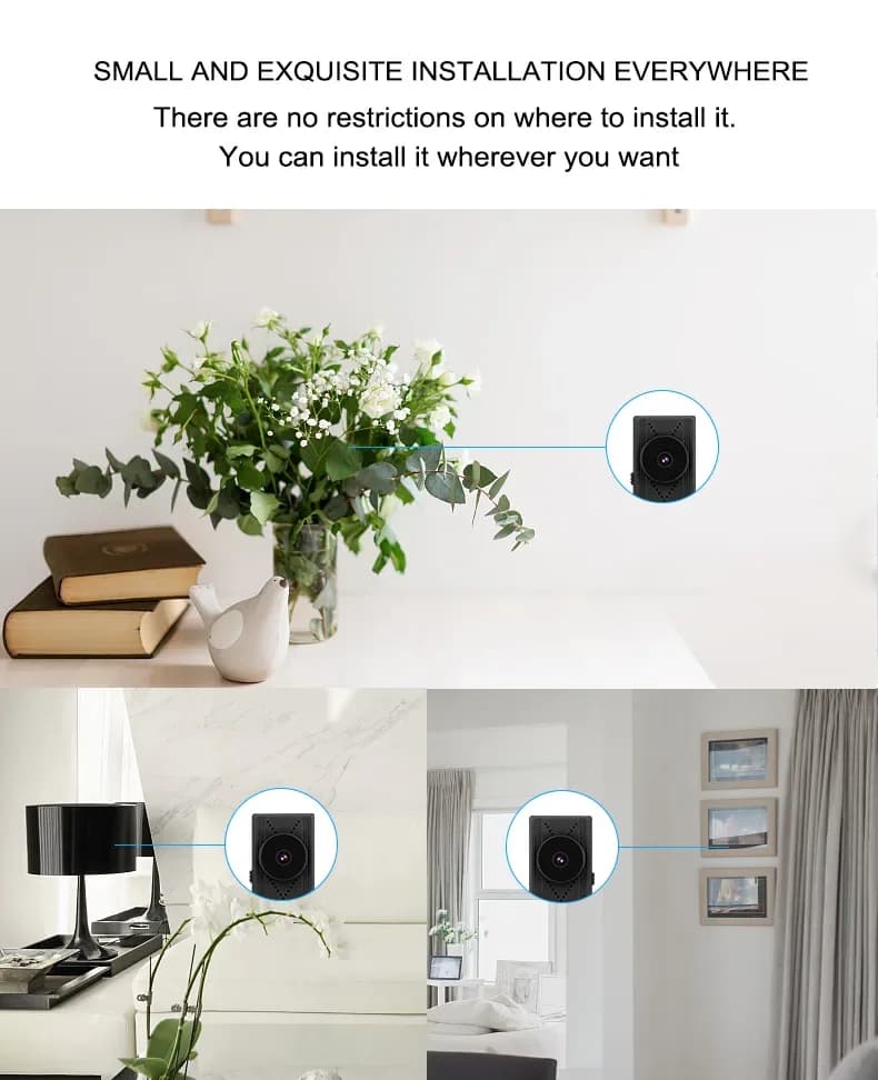 Miniature Wifi Pocket Black Shirt Screw Button With 4K UHD Camera