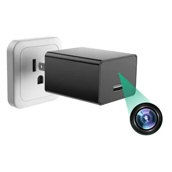 USB Wall Plug Charger Adapter With 1080P Night Vision Camera
