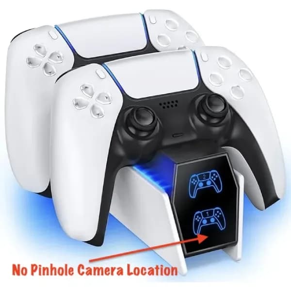 PS5 Controller Charging Station With 4K UHD Wifi Camera