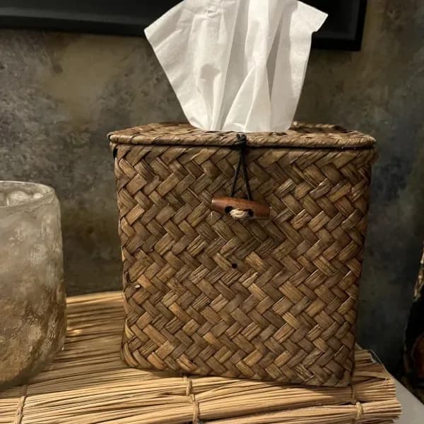 4K UHD Woven Tissue Box With 4G Wireless Cellular Camera
