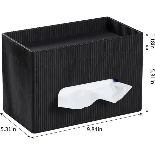 Tissue Box Cover Storage Organizer With 4K UHD Wifi Camera