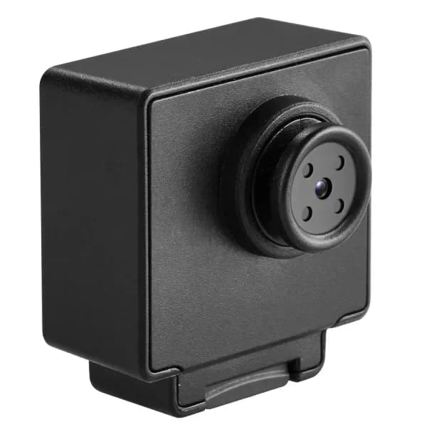 Miniature Pocket Black Shirt Button With 1080P HD Camera