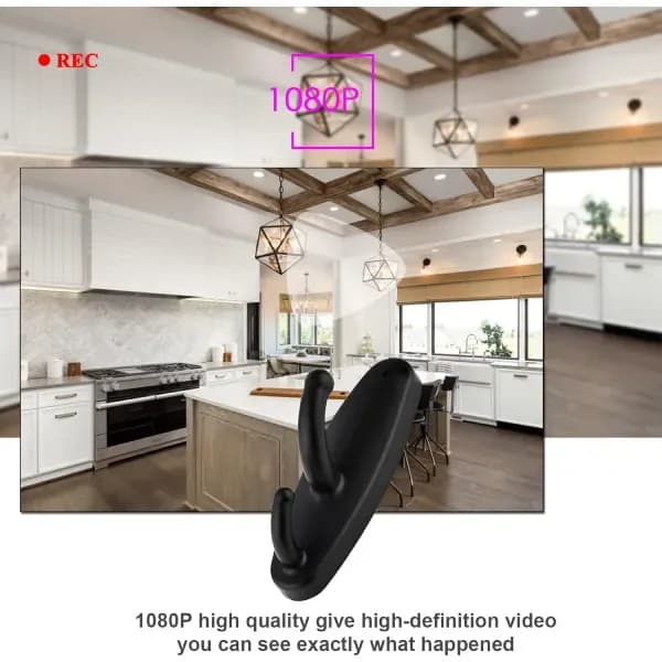 Door Hook Hanger With 1080P HD Camera