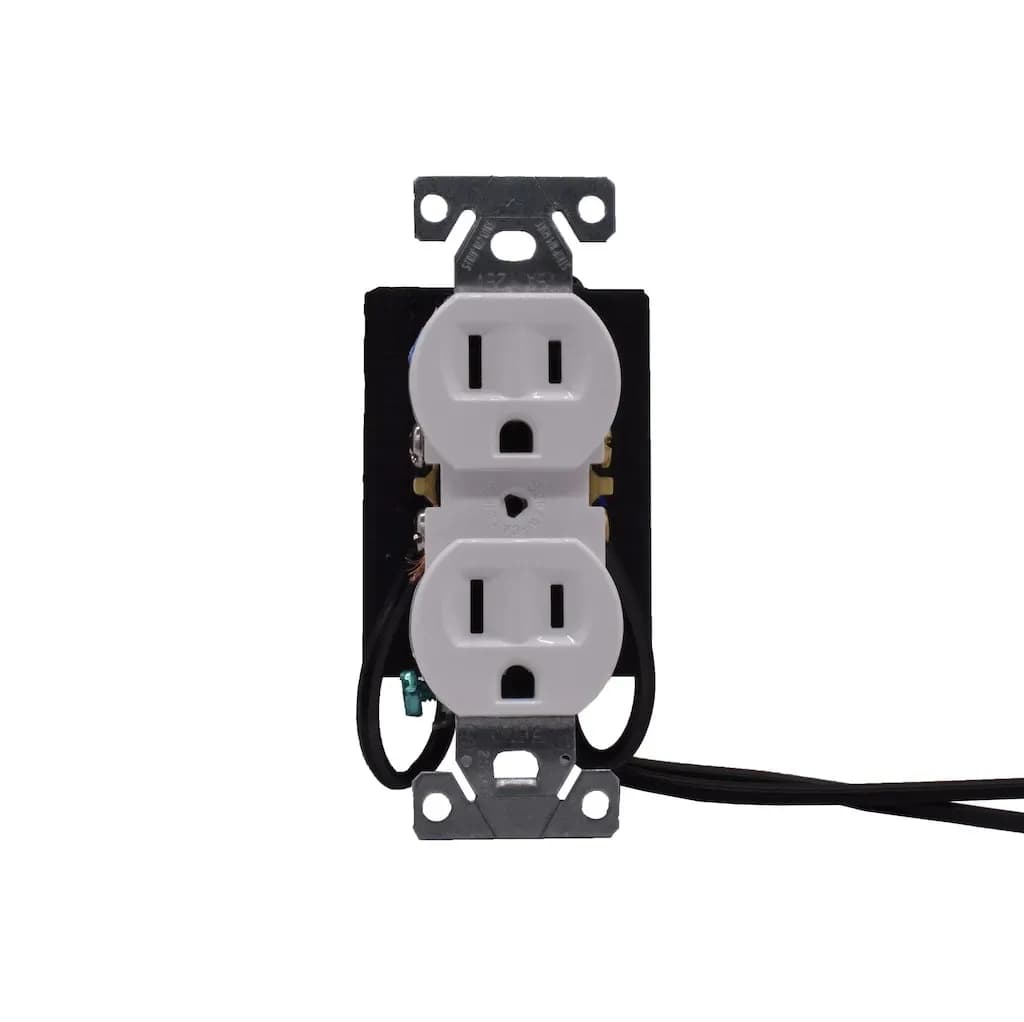 Hardwired Receptacle Wall Outlet Plug With Wifi 4K UHD Camera