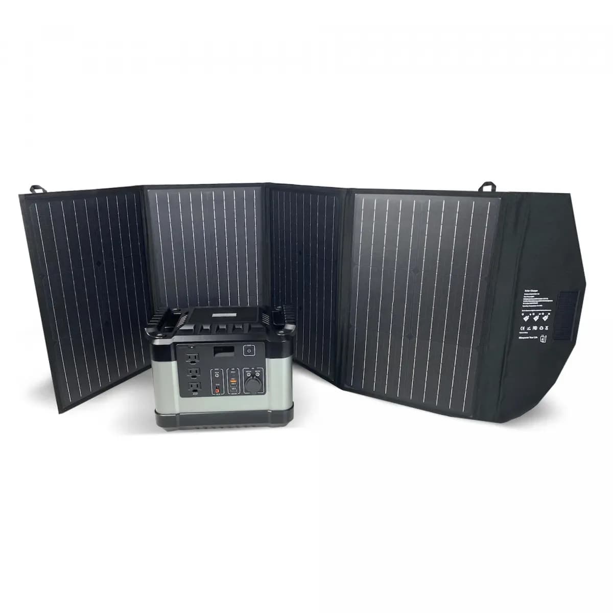 Home Vehicle Solar Panel Powered Off Grid Electric Generator Bundle